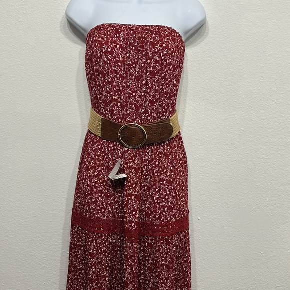 J for Justify Floral Strapless Maxi Dress NWT - Picture 8 of 10